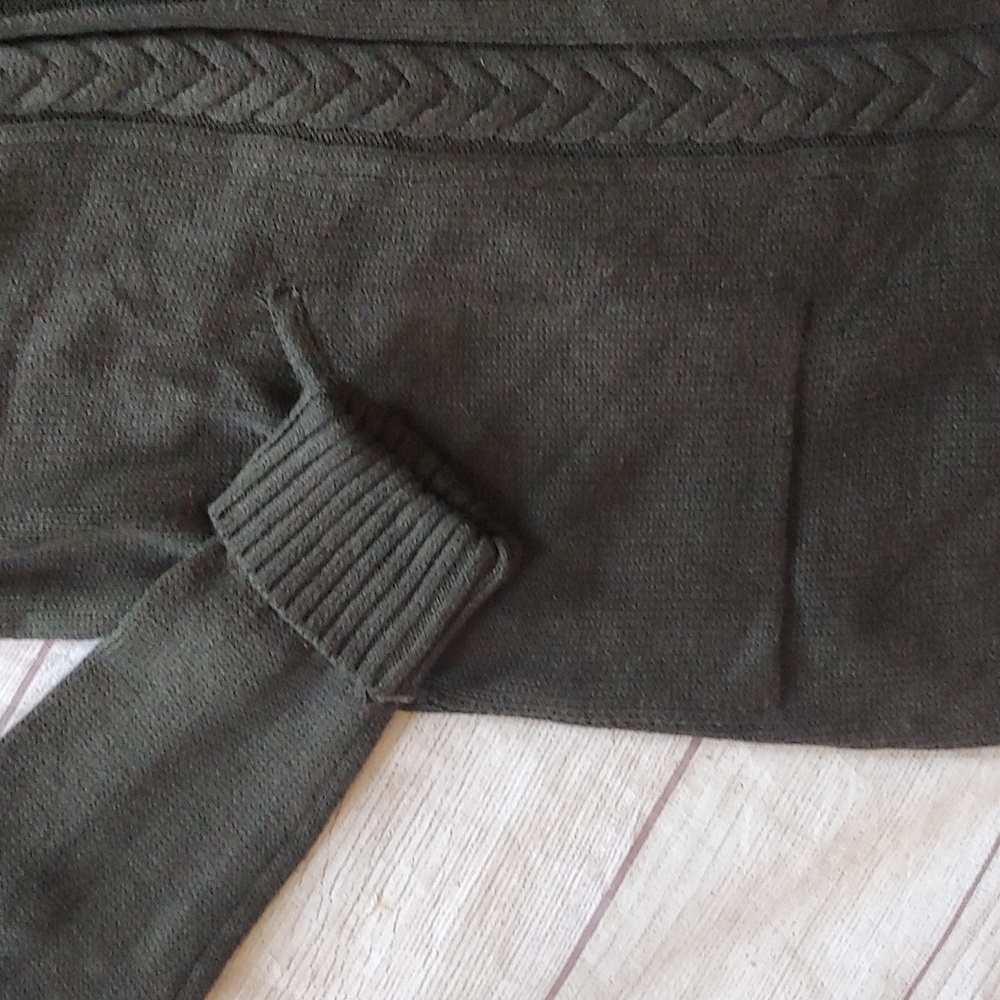 TAHARI LONG OPEN CARDIGAN WITH POCKETS NWT - Picture 2 of 8
